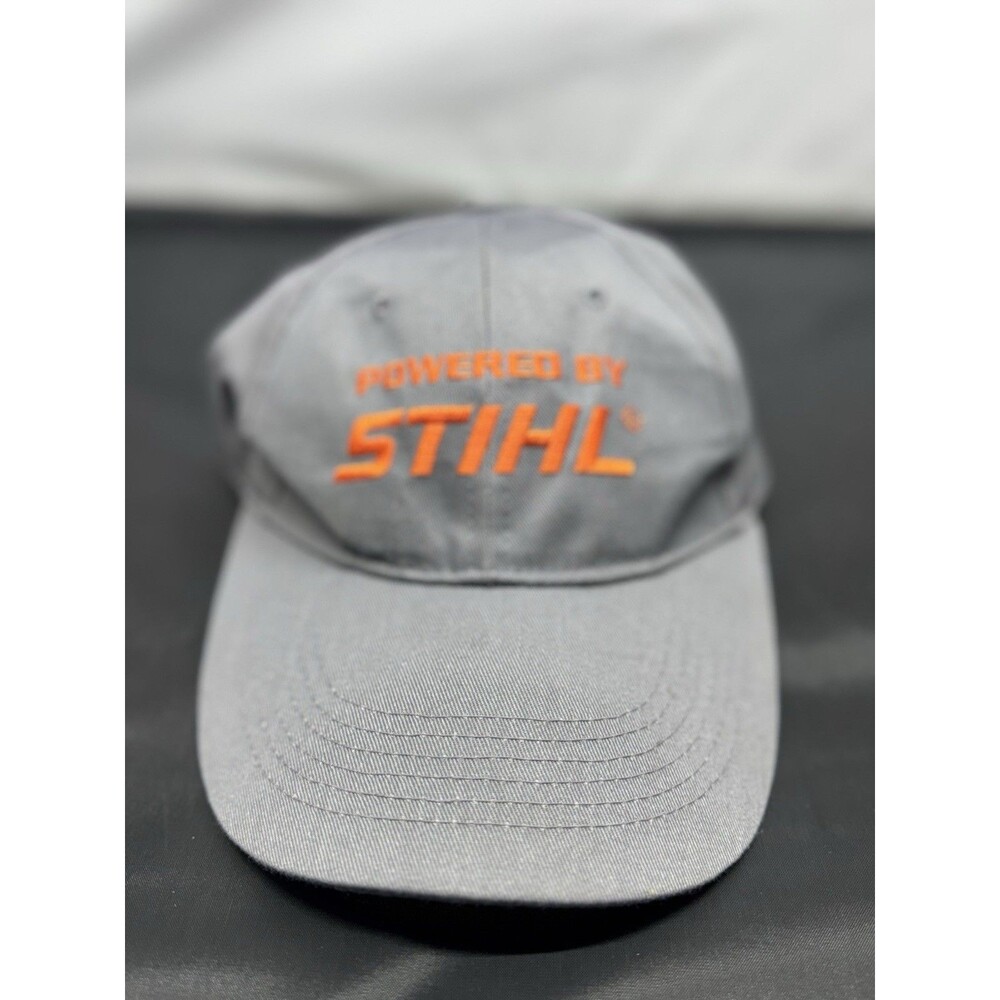 Stihl Power Tools Hardware Gray Hat Cap Adjustable StrapBack Adult Mens